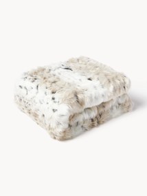 Plaid Skins in sneeuwluipaardlook van imitatiebont