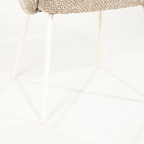 By-Boo Story Wit-frame Eetkamerstoel Bruin