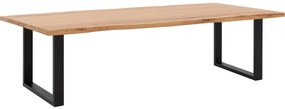 Goossens Eettafel Blade, Boomstamblad 300 x 100 cm 5 cm dik