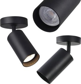 PLAFONDLAMP / WANDLAMP SPOT APP1244-1C ZWART