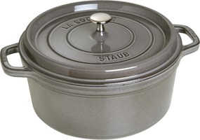 Staub La Cocotte Cocotte 28 cm / 6,75 l, Rond, Grafietgrijs - La Cocotte - Staub