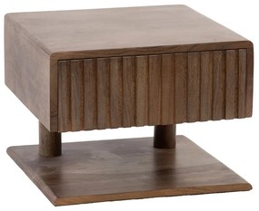 Zwevend Nachtkastje Met Hangende Plank - 35x35x27cm.