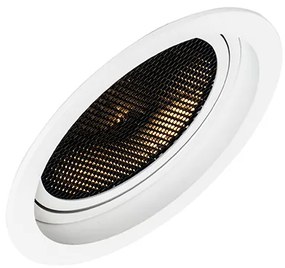 Set van 6 Moderne inbouwspot wit verstelbaar - Coop 111 Honey