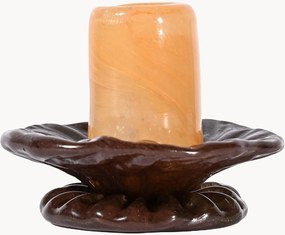 Mondgeblazen glazen kaarshouder Lara