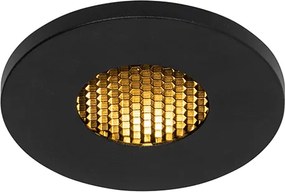 Moderne badkamer inbouwspot zwart IP54 - Shed Honey