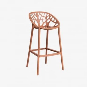 Verpakking Van 2 Ores Polypropyleen Hoge Tuinkrukken Roest & ↑75 Cm - Sklum