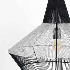 Zuiver Fairy Grote Hanglamp Zwart Katoen Draad
