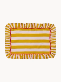 Gestreept placemats Senape, 2 stuks