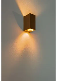 Aluminium Buitenwandlamp Met 2 Dolton Lichtpunten Zwart - Sklum