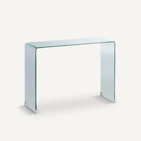 Console in gehard glas Cristalline