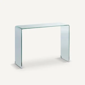 Console in gehard glas Cristalline