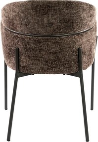 Comfortabele Eetkamerstoel Bruin