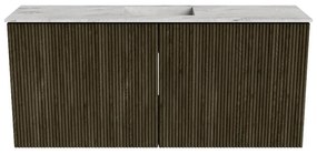 Mondiaz Joya DLux 90cm toiletmeubel shadow met wastafel faye midden 1 kraangat glace