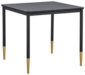 Eettafel zwart/goud SHALFORD Beliani