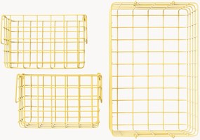 Metalen opbergmanden Mustard Made, 3-delig