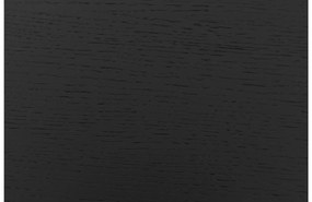 Goossens Salontafel Saya organisch, hout eiken zwart, modern design, 79 x 36 x 61 cm