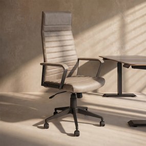 Vintage Bureaustoel Beige