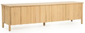 Eleonora Jake Modern Tv-meubel Eikenhout Naturel 183 Cm - 183x47x50cm.