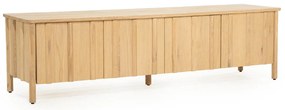 Eleonora Jake Modern Tv-meubel Eikenhout Naturel 183 Cm - 183x47x50cm.