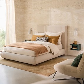 Overtrekbaar hoofdbord, hoogte 137 cm, SANDOR