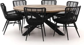 Diningset Intenso | 6 personen | Tuinset teakhout | 7-delig | Kees Smit Tuinmeubelen