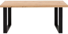 Goossens Eettafel Blade, Strak blad 180 x 90 cm 6 cm dik