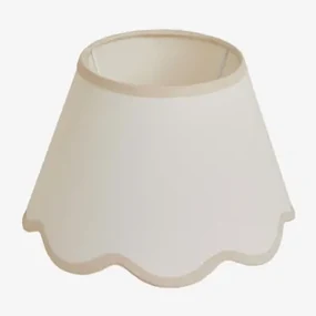 Berner Lampenkap Ø25 Cm & Wit Linnen - Beige Linnen - Sklum