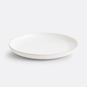 Set van 6 platte borden, in mat aardewerk, Nordik
