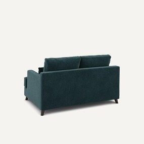 2-zits compacte bank in chenille fluweel, Alwine