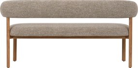 Eetbank Eiken Met Grove Stof 160 Cm