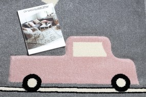 Tapijt PETIT TOYS SPEELGOED AUTO'S  WAGEN grijskleuring