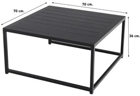 Boavista/Royalty Sunbrella loungeset - Nature Grey - 5-delig - Rechts