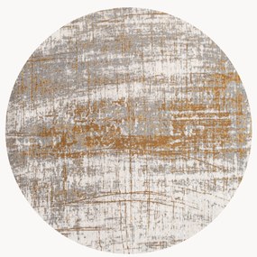 Rond in- & outdoor vloerkleed Griff, wasbaar