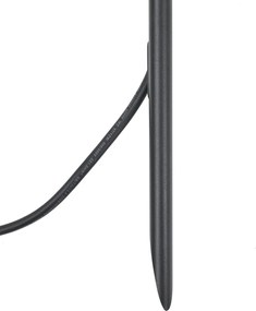 Prikspot zwart 40cm incl. LED verstelbaar IP65 incl. snoer en stekker - Carl