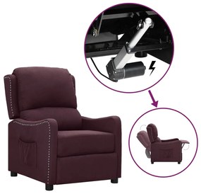 vidaXL Sta-opstoel verstelbaar stof paars