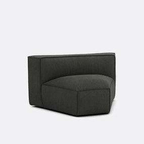 Modulaire open hoek, ribfluweel Seven