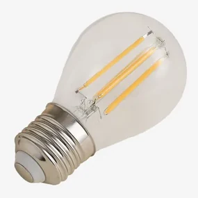 Bombilla Led Filament E27 G45 6w Warm Wit 2800k - Sklum