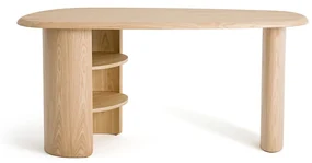 Bureau met organisch tafelblad in eik, Smith
