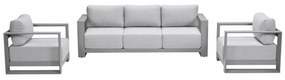Garden Impressions Malakka loungeset 3 - delig taupe/valley sand