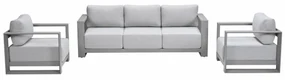 Garden Impressions Malakka loungeset 3 - delig taupe/valley sand