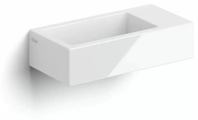 Clou Flush 3 keramische fontein 36cm zonder kraangat rechts wit glans