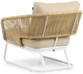 Stoel en Bank Loungeset 5 personen  Wit  Hartman Corsica/Lunaro