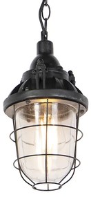 Industriële hanglamp zwart - Cabin Industriele / Industrie / Industrial E27 rond Binnenverlichting Steen / Beton Lamp