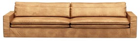 Rivièra Maison - Continental Sofa XL, velvet, cognac - Kleur: bruin