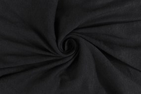 Hoeslaken Jersey – 100% katoen – 160×200 – zwart