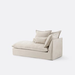 Longchair links mêlee polyester, Odna