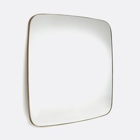 Vierkante spiegel in metaal 90x90 cm, Iodus