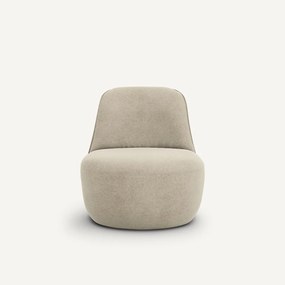 Draaifauteuil in fluweel/linnen, Rosebury