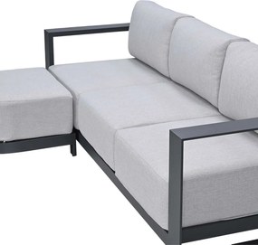 Garden Impressions Malakka loungebank chaise longue - donker grijs