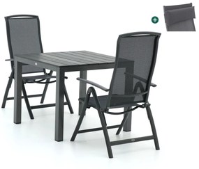 R&S Design Capri/Fidenza 90cm dining tuinset 3-delig verstelbaar